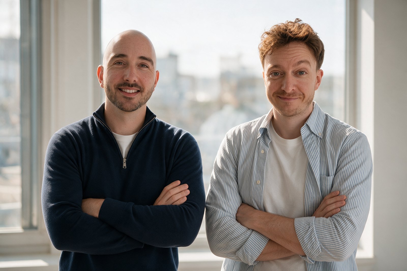 Kévin Miguet et Luc Masse, cofondateurs de Wedge